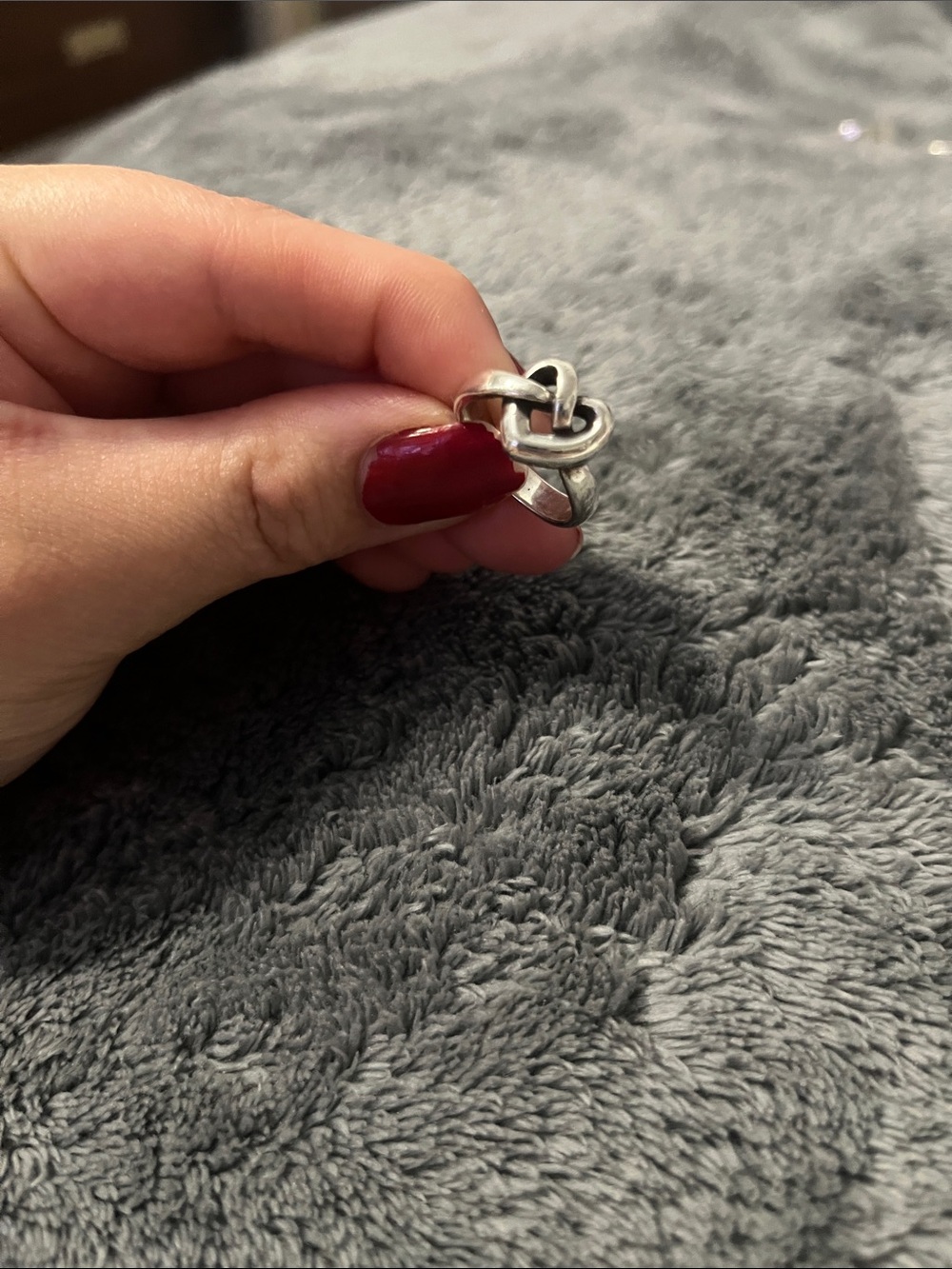 James Avery Heart Knot Ring (Size 5)